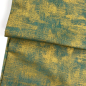 Preview: Stoff ST10210 Baumwolle Webware unelastisch - grün gold Vintage Effekt Meterware